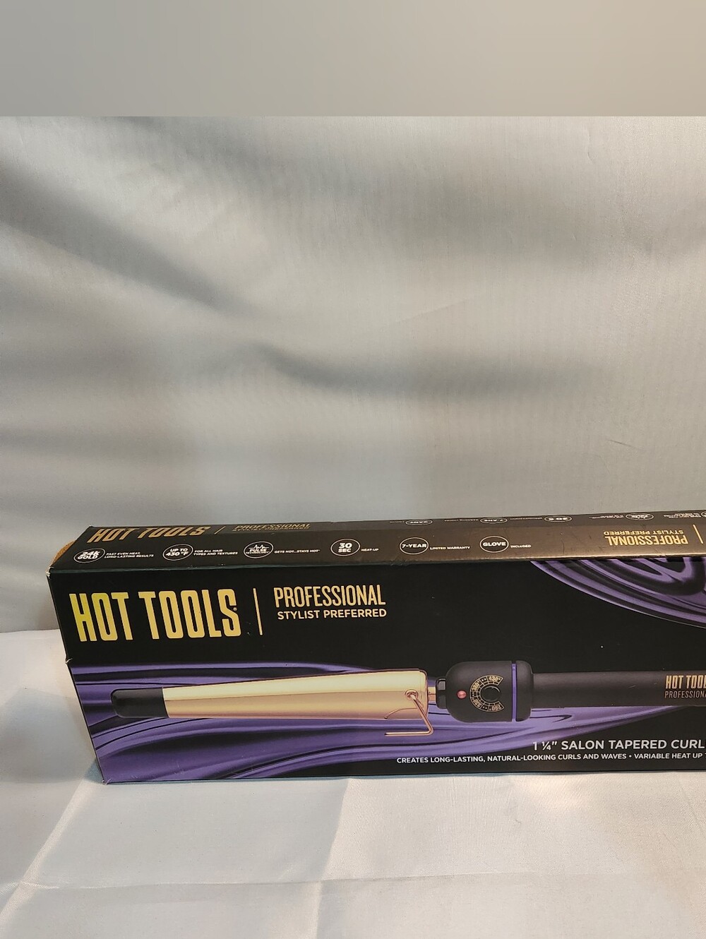 Hot Tools 1¼" Gold and Black Professional Tapered Curling Wand